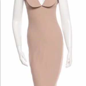 Alexander McQueen Nude/Blush Pencil Dress